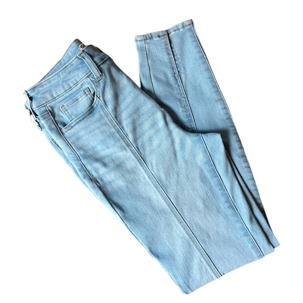 Kohl’s SO Light Wash High Rise Skinny Jean Size 7/28W
